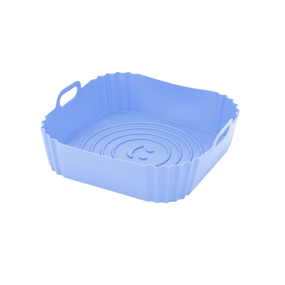Mata / Naczynie Silikonowe do Air Fryer 20 / 22cm - Łatwe Czyszczenie | Non-Stick