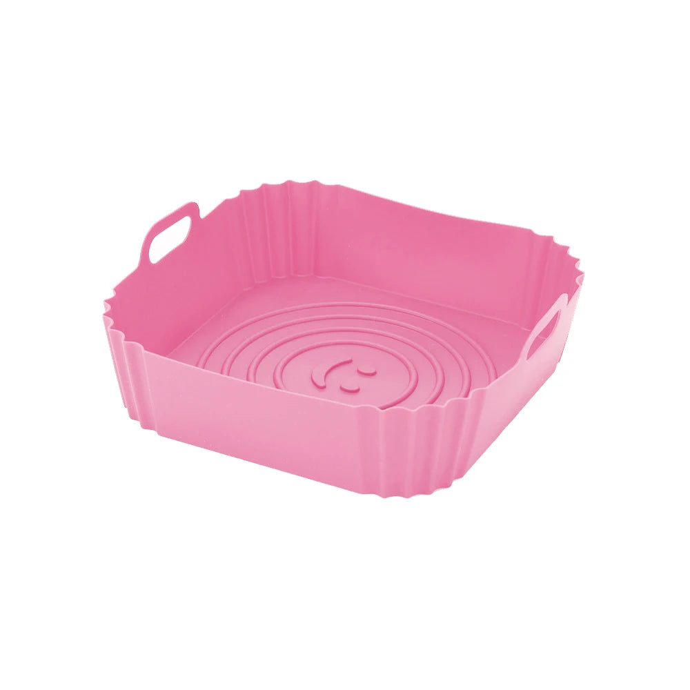 Mata / Naczynie Silikonowe do Air Fryer 20 / 22cm - Łatwe Czyszczenie | Non-Stick