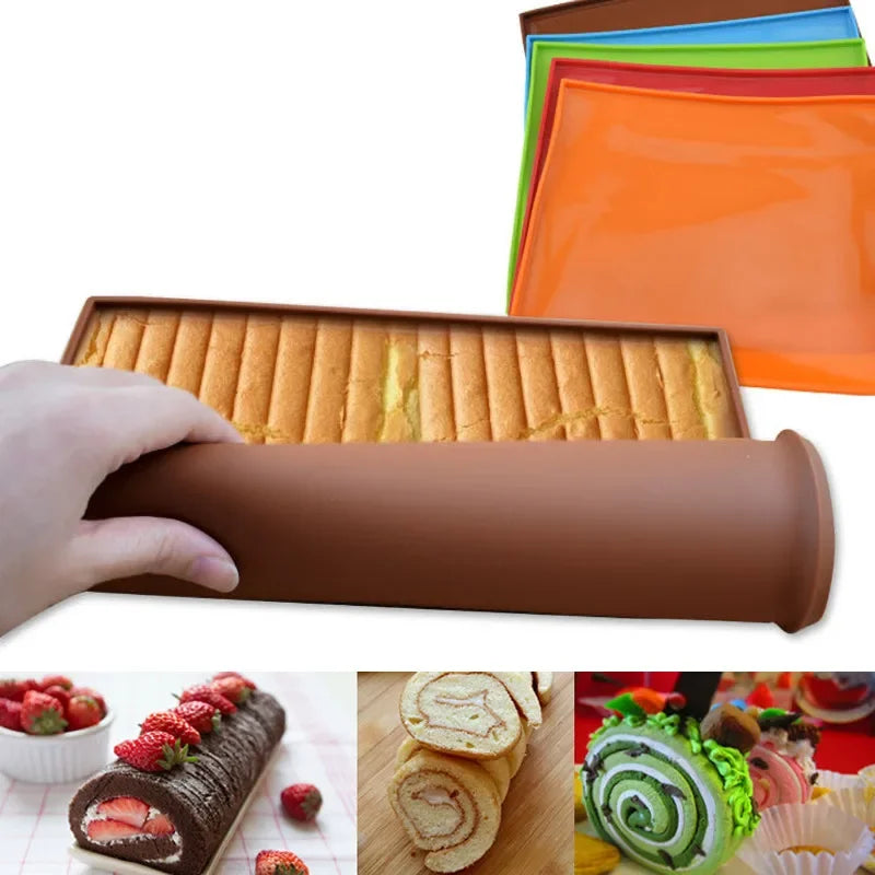 Wielofunkcyjna Mata Silikonowa do Pieczenia Mała | Idealna do Rolady | Non-Stick