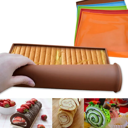 Wielofunkcyjna Mata Silikonowa do Pieczenia Mała | Idealna do Rolady | Non-Stick